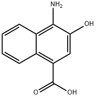 1-Naphthalenecarboxylicacid,4-amino-3-hydroxy-(9CI) 结构式