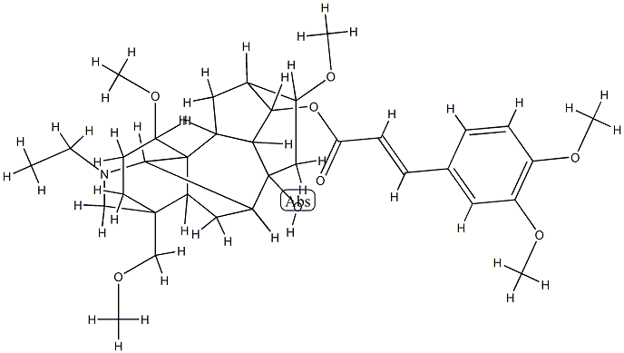 methylgymnaconitine 结构式
