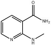 2-(甲基氨基)烟酰胺 结构式