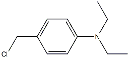 4-(CHLOROMETHYL)-N,N-DIETHYLBENZENAMINE 结构式