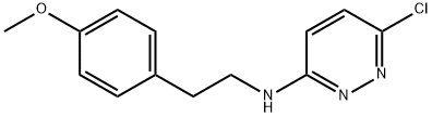 6-氯-N-(4-甲氧基苯乙基)哒嗪-3(2H)-亚胺 结构式