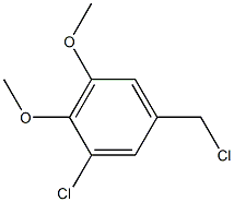 1-chloro-5-(chloromethyl)-2,3-dimethoxybenzene 结构式