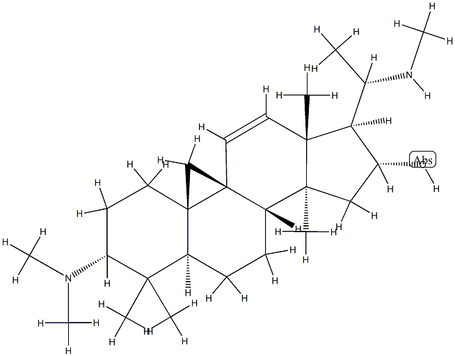 环朝鲜黄杨碱 B 结构式