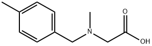 N-methyl-N-(4-methylbenzyl)glycine(SALTDATA: 1HCl 0.3H2O) 结构式