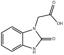 1H-Benzimidazole-1-aceticacid,2,3-dihydro-2-oxo-(9CI) 结构式