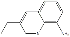 8-Quinolinamine,3-ethyl-(9CI) 结构式