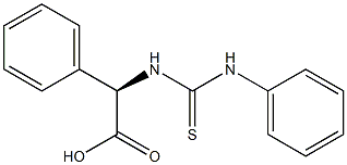 (ALPHAR)-ALPHA-[[(苯基氨基)硫代甲酰基]氨基]苯乙酸 结构式
