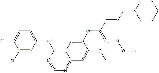 达克替尼一水合物 结构式