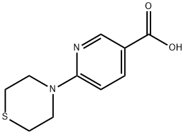 6-硫代吗啉烟酸 结构式