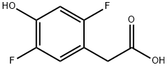 2,5-二氟-4-羟基苯乙酸 结构式