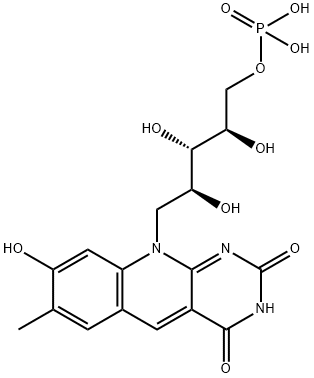 8-demethyl-8-hydroxy-5-deaza-5-carba-FMN 结构式