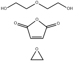 2,5-Furandione, polymer with oxirane and 2,2-oxybisethanol, ammonium salt 结构式