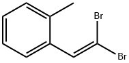 Benzene, 1-(2,2-dibromoethenyl)-2-methyl- 结构式