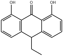 10-ethyldithranol 结构式