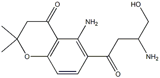 镰孢色酮 结构式