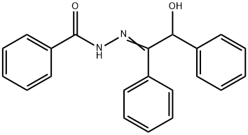 N′-(2-羟基-1,2-二苯基亚乙基)苯并酰肼 结构式