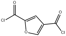 2,4-Furandicarbonyldichloride(9CI) 结构式
