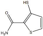 2-Thiophenecarboxamide,3-mercapto-(9CI) 结构式