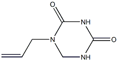 1,3,5-Triazine-2,4(1H,3H)-dione,dihydro-1-(2-propenyl)-(9CI) 结构式