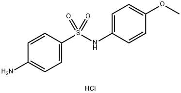 4-amino-N-(4-methoxyphenyl)benzenesulfonamide hydrochloride 结构式