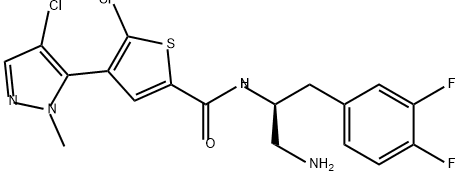 AFURESERTIB (GSK2110183) 结构式