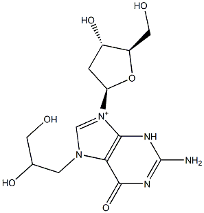 7-(2,3-dihydroxypropane)deoxyguanosine 结构式