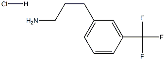 3-三氟甲基苯丙胺盐酸盐 结构式