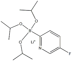 Lithium triisopropyl 2-(5-fluoropyridyl)borate 结构式
