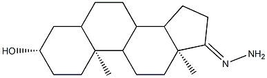 (3S,5S,8R,9S,10S,13S,14S,Z)-17-亚肼基-10,13-二甲基六氢十氢-1 结构式