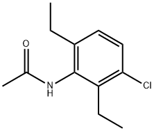 3-Chloro-2,6-diethyl acetanilide 结构式