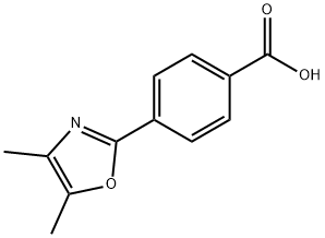 4-(4,5-Dimethyloxazol-2-yl)benzoicacid 结构式