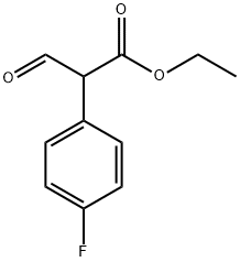 Benzeneacetic acid, 4-fluoro-.alpha.-forMyl-, ethyl ester 结构式