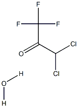 1,1-二氯-3,3,3-三氟丙酮水合物 结构式