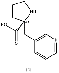 (R)-Alpha-(3-Pyridinylmethyl)-Pro2HCl 结构式
