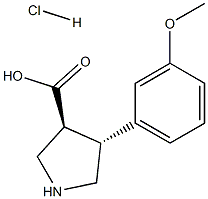 H-trans-DL-b-Pro-4-
(2-methoxyphenyl)-OH·HCl 结构式
