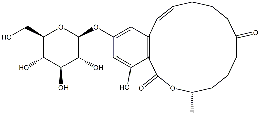 zearalenone-4-glucopyranoside 结构式