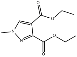 Pyrazole-3,4-dicarboxylicacid,1-Methyl-,diethylester 结构式