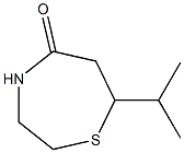 1,4-Thiazepin-5(2H)-one,tetrahydro-7-(1-methylethyl)-(9CI) 结构式