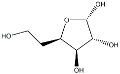 5-Deoxy-α-D-xylo-hexofuranose 结构式