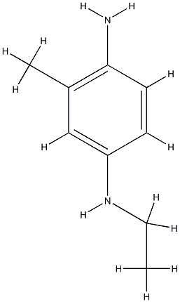 1,4-Benzenediamine,N4-ethyl-2-methyl-(9CI) 结构式