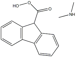 9-HYDROXY-9H-FLUORENE-9-CARBOXYLIC ACID, COMPOUND WITH DIMETHYLAMINE (1:1) 结构式