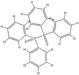Diphosphine,1,1,2,2-tetraphenyl-, 1,2-disulfide 结构式