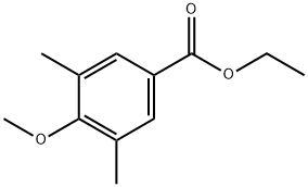 4-甲氧基-3,5-二甲基苯甲酸乙酯 结构式