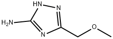 3-(METHOXYMETHYL)-1H-1,2,4-TRIAZOL-5-AMINE 结构式