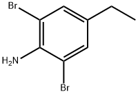 2,6-DIBROMO-4-ETHYLANILINE 结构式