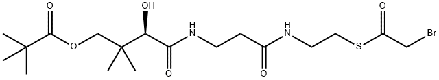 bromoacetyl-S-pantetheine 11-pivalate 结构式