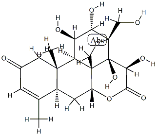 鸦胆子素H 结构式