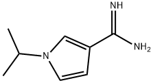 1H-Pyrrole-3-carboximidamide,1-(1-methylethyl)-(9CI) 结构式
