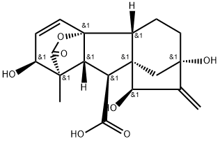 15BETA-羟基赤霉素 A3 结构式
