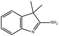 2-氨基-3,3'-二甲基-假吲哚 结构式